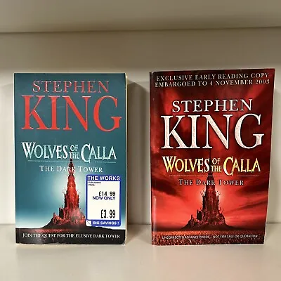 Stephen King Wolves Of The Calla Early Reading Uncorrected Advance Proof Copy E4 • £89.99