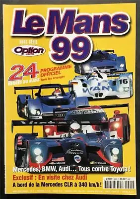 LE MANS 24 HOUR ENDURANCE CAR RACE 1999 Official Programme French Text • £11.99
