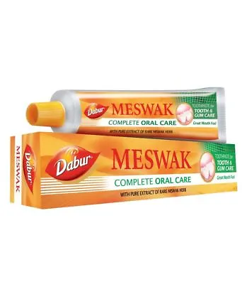 5 X Dabur Meswak Tooth Paste 100gm Ayurvedic Extract Of Miswak Plant • $16.19