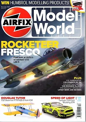 Airfix Model World Magazine Dec 2021 Airfix 1/72 Lim-5 Mig 15 1/32 ICM Stearman • $7.41