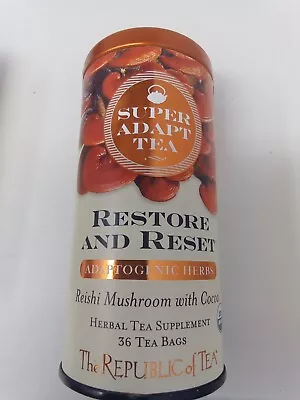 The Republic Of Tea - Restore & Reset Tea - Reishi Mushroom W/cocoa - 36 -4/24 • $11