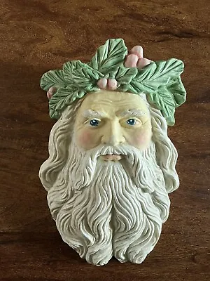 Vintage Midwest Importers Taiwan Ceramic Santa Christmas Wall Plaque 9  • $15.99