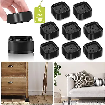 Furniture Risers 1 Or 2 Inch 8 Pack Adjustable Bed Risers Heavy Duty For Table  • $34.40