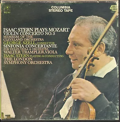 Stern Trampler  Mozart: Violin Cto No. 3 / Sinfonia  Columbia 7½ Ips Reel Tape • $39.99