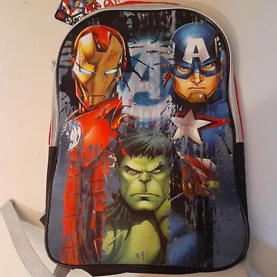 Marvel Avengers Large 16  Backpack Kids School Bag NEW • $8.99