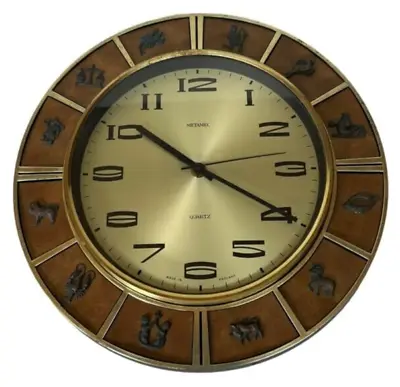 £49.99 • Buy Vintage Metamec Zodiac Wall Clock