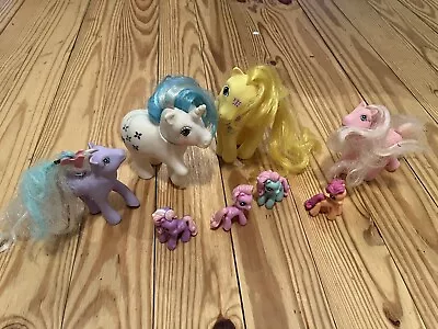 My Little Pony Lot Of 8 80’s Early 2000 Minis • $21.95