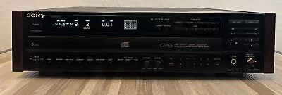 Sony CDP-C701ES  CD Player Woodgrain Panel  VINTAGE  AUDIOPHILE HIFI RARE • $249.99