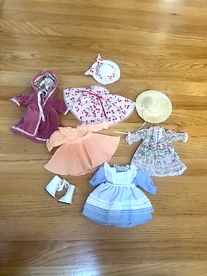 Vintage Handmade Doll Clothes Lot For Small Dolls Dress Lot 8 -10  Dolls • $39.99