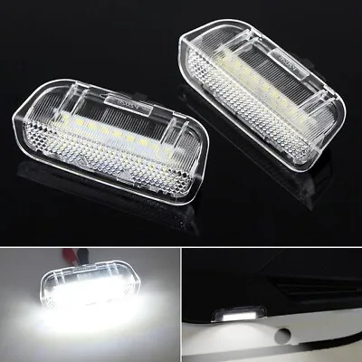 2x LED FOOTWELL COURTESY SIDE UNDER DOOR LIGHT FOR VW EOS PASSAT TIGUAN TOUAREG • $16.75