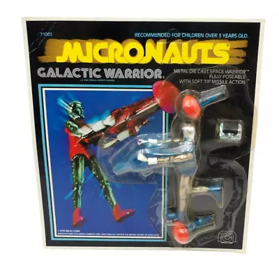Micronauts Galactic Warrior 5½  Tall Action Figure Mego 1976 HG MOC Unpunched • $359