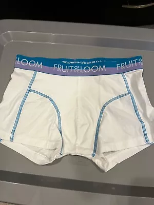 Vintage Mens Fruit Of The Loom Boxer Briefs Trunks Very Unique Size Small • $10.99