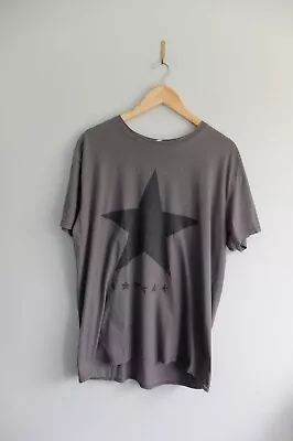 Vintage David Bowie Black Star Album Promo Band T-shirt XL Grey Barnbrook • £20