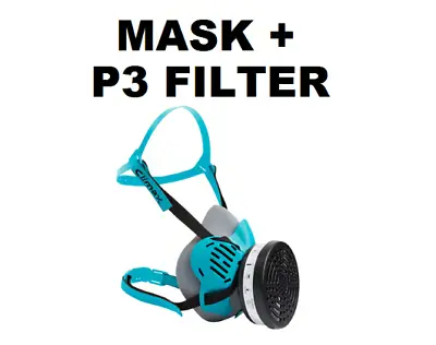 Climax - Reusable Half Face Mask With P3 Filter • £7.95