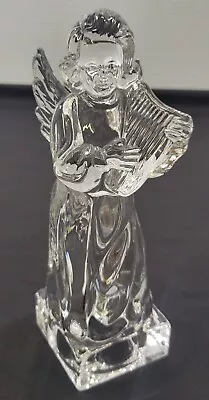 N) Mikasa Angelic Harp Figurine Angel Herald Collection Lead Crystal Germany • $14.99