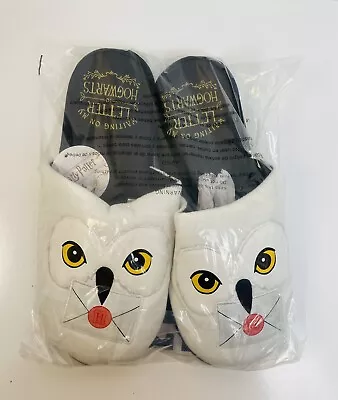 Harry Potter Hedwig Letter Slippers Bioworld L/XL Women’s 10-13 Men 9-12 New • $12.99