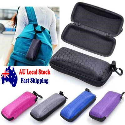 $9.11 • Buy Rectangle Zipper Sunglasses Hard Eye Glasses Case Eyewears Protector Box