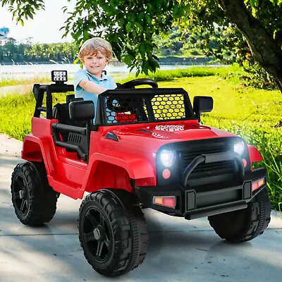 Kids 12V Battery Ride On Truck Electric Toddlers Ride On Car W/Remote Control • £139.95