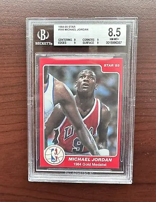 1984-85 Star #195 Michael Jordan BGS 8.5 (with Three 9 Subs!) • $17500