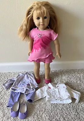 American Girl Truly Me #38 Strawberry Blonde Hair Hazel Eyes Freckles 2 Outfits • $124.99