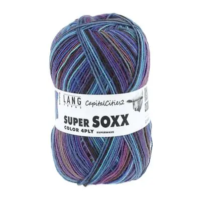 $8.22 • Buy Lang Yarns Super Soxx Color 4-FACH 386