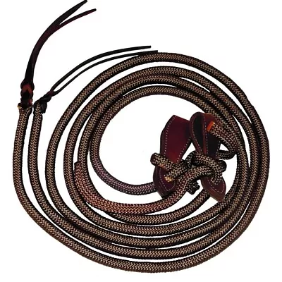 Yacht Rope Reins W/Slobber 8' BrownFort Worth • $51.46