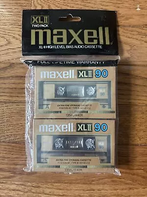 NEW Maxell XL II 90 Extra Fine Epitaxial Type II Factory Sealed Cassette Tape • $19.99