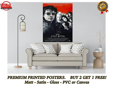 The Lost Boys Classic Movie Art Large Poster Print Gift A0 A1 A2 A3 A4 Maxi • £23.10