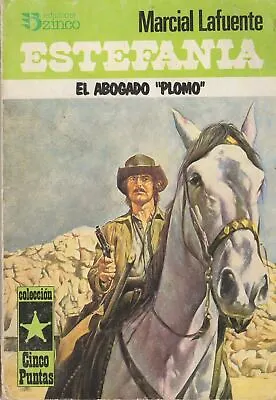 El Abogado  Plomo  By Marcial Lafuente Estefania Coleccion Cinco Puntas Spanish • $14.06