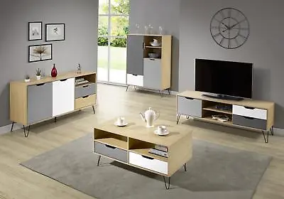 Bergen Living Room Range Tv Unit Stand Sideboard Coffee Table Cupboards Cabinets • £194.99