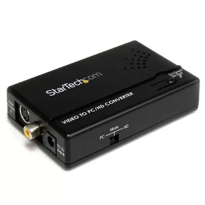 StarTech.com Composite And S-Video To VGA Video Scan Converter - Functions: • $207.20