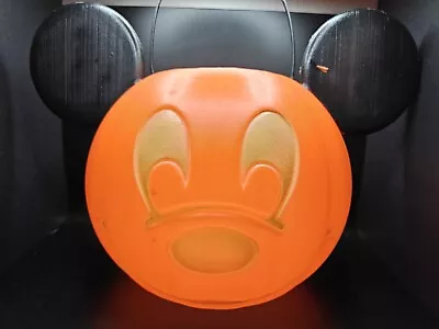 2016 Mickey Mouse Pumpkin BLOW MOLD Halloween Candy Bucket Pail Trick-Or-Treat • $30