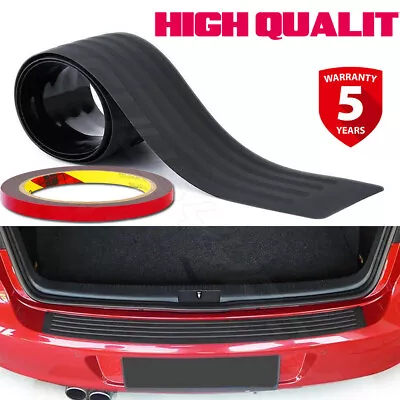 90cm Rubber Sheet Car Rear Bumper Protector Guard Trim Cover Chrome Sill Lip 1PC • $10.49