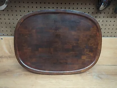 Vintage Dansk Designes Denmark IHQ Tray Wood Board Oval • $59.99