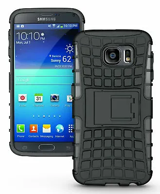 For Samsung Galaxy Alpha G850F Black Heavy Duty Tough Rugged Workman Case Cover • $20