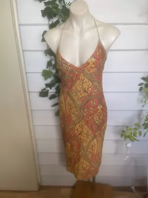 Vintage Print Dress Size 8 • $24.90