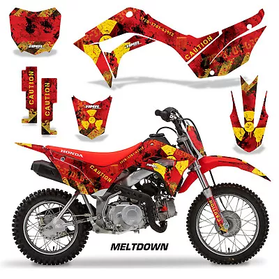 Custom MX Graphics With #Plate Decals Honda CRF 110F 2019-2021 Meltdown Y R • $129.90