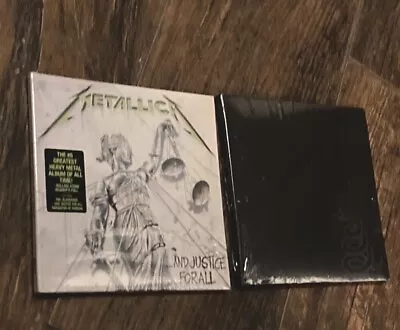 2 New Sealed Metallica The Black Album & And Justice For All Cd Lot Free Shiping • $16