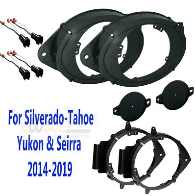 Door Speaker Install Mount Kit For 2014-2021 Silverado 1500 Tahoe Sierra Yukon • $50.99