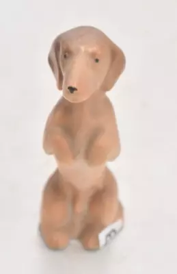 Vintage Dachshund Dog Figurine Statue Ornament • £9.95