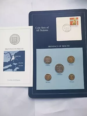 Coin Sets Of All Nations - Province Of Macau Uncirculated Coin Set Coa Inc • $35.44