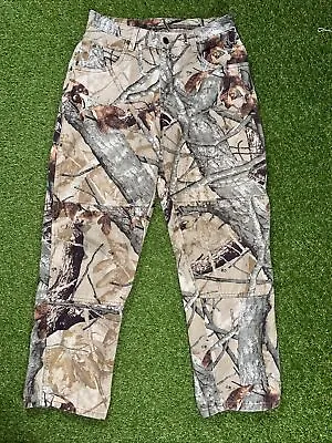 $45 • Buy Wrangler Fusion 3-D Double Knee Camo Hunting Pants Size 30x29 CAMOUFLAGE