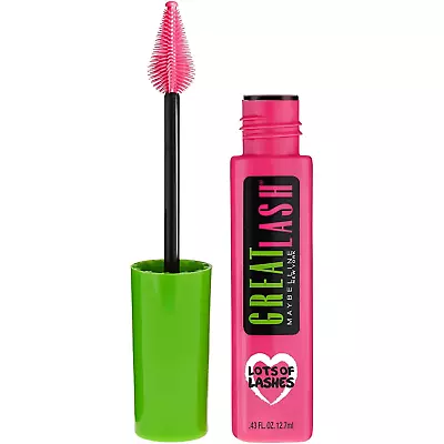 Maybelline ~140 Blackest Black~ Great Lash Washable Mascara Lots Of Lashes • $6.99