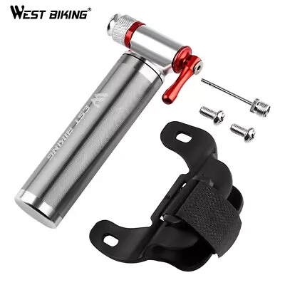 £13.90 • Buy WEST BIKING Mini Bicycle Pump Fast CO2 Tyre Tire Inflator Bike Pump Ball Pump