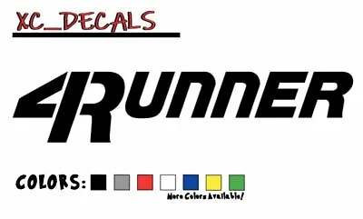 4Runner (x2) PAIR Vinyl Logo Decal Windshield Sticker Graphics Toyota 4x4 • $4.25