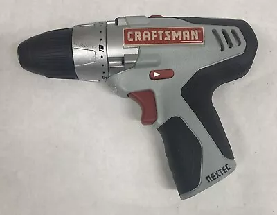 Craftsman Nextec Cordless Compact 12v Lithium Drill Driver F Multi Speed/Torque • $44.99