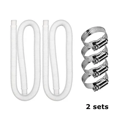 £8.79 • Buy 32mm Swimming Pool Tools Hose Fit For Intex Accessory Pump Filter Heater Pipe