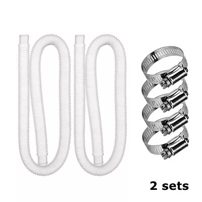£8.79 • Buy 32mm Swimming Pool Tools Hose Fit For Intex Accessory Pump Filter Heater Pipe