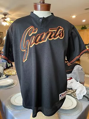 Vintage San Francisco Giants Mesh BP Jersey Made In USA Authentic Sewn 90s • $175