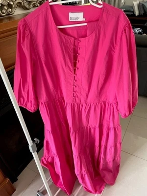 $55.50 • Buy Commonry Pink Maxi Dress Size 20 EXCELLENT CONDITION!